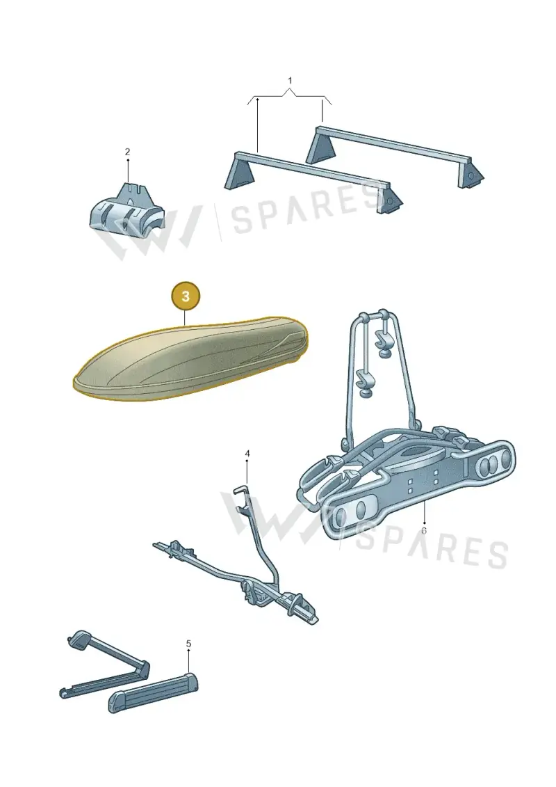 3P0071200B — Skoda Kodiaq (2024-2024) diagram 805071040, position 3