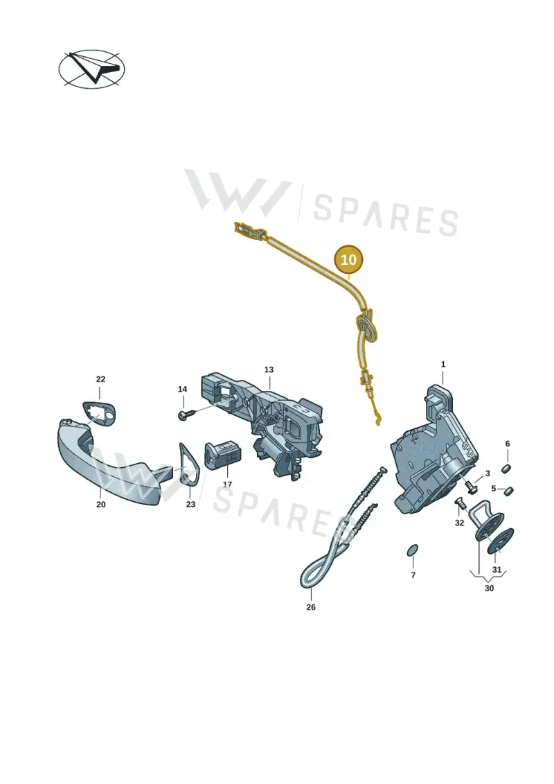 3P0839085 — Skoda Superb Combi (2023-) diagram 3j0839000, position 10