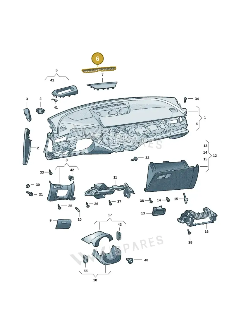 3P18196324PK — Skoda Superb Combi (2023-2024) diagram 3p0857010, position 6