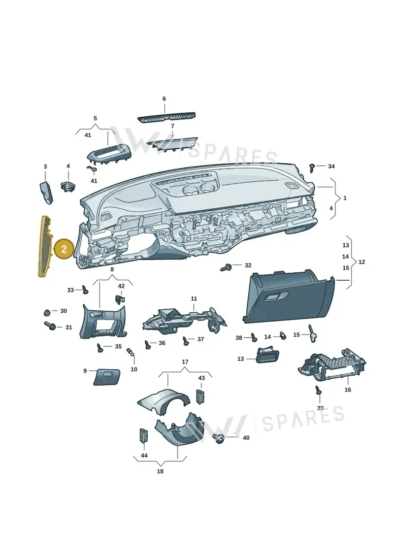 3P28575034PK — Skoda Superb Combi (2023-2024) diagram 3p0857010, position 2