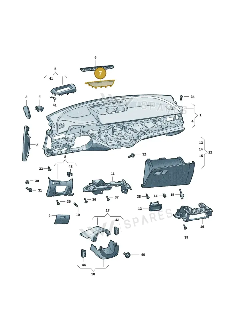 3P285771765L — Skoda Superb Combi (2023-2024) diagram 3p0857010, position 7