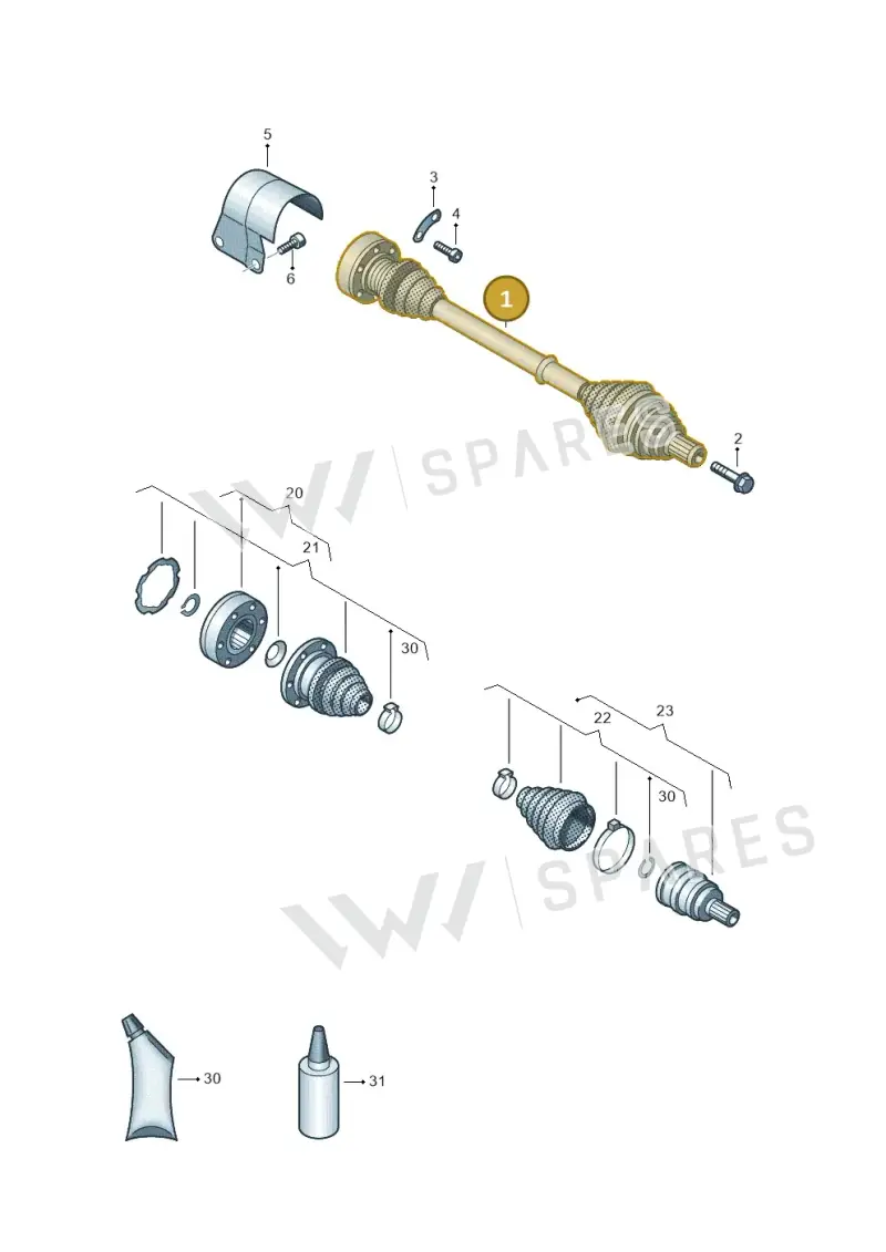 3Q0407272BN — Skoda Karoq (2017-2022) diagram 786407300, position 1