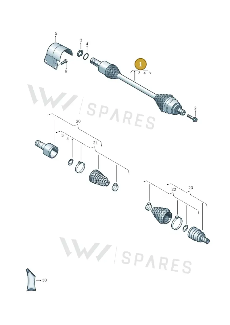 3Q0407272EA — Skoda Kodiaq (2024-) diagram 5h0407465, position 1