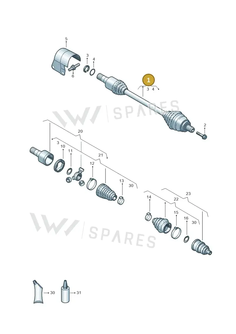 3Q0407761TX — Skoda Kodiaq (2016-2024) diagram 746407480, position 1