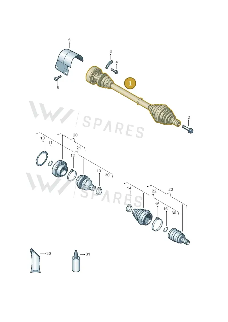3Q0407762EX — Skoda Karoq (2017-2022) diagram 793407200, position 1