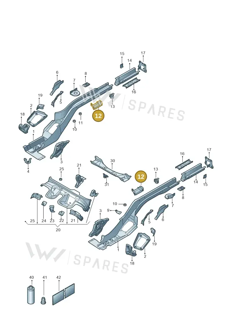 3Q0803066 — Skoda Superb Combi (2023-) diagram 3p0803400, position 12