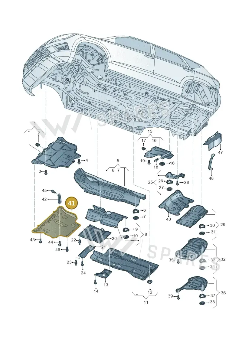 3Q0825902A — Skoda Karoq (2017-2022) diagram 834825000, position 41