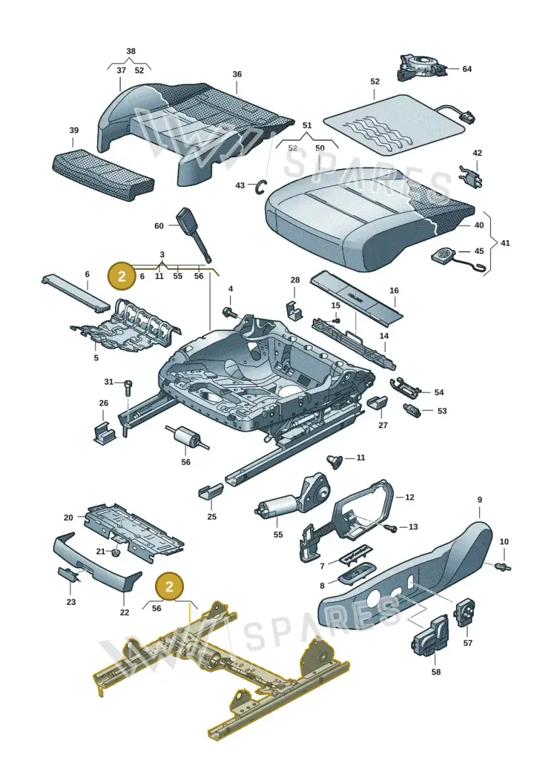 3Q0881183A — Skoda Superb Combi (2023-) diagram 3j0881100, position 2
