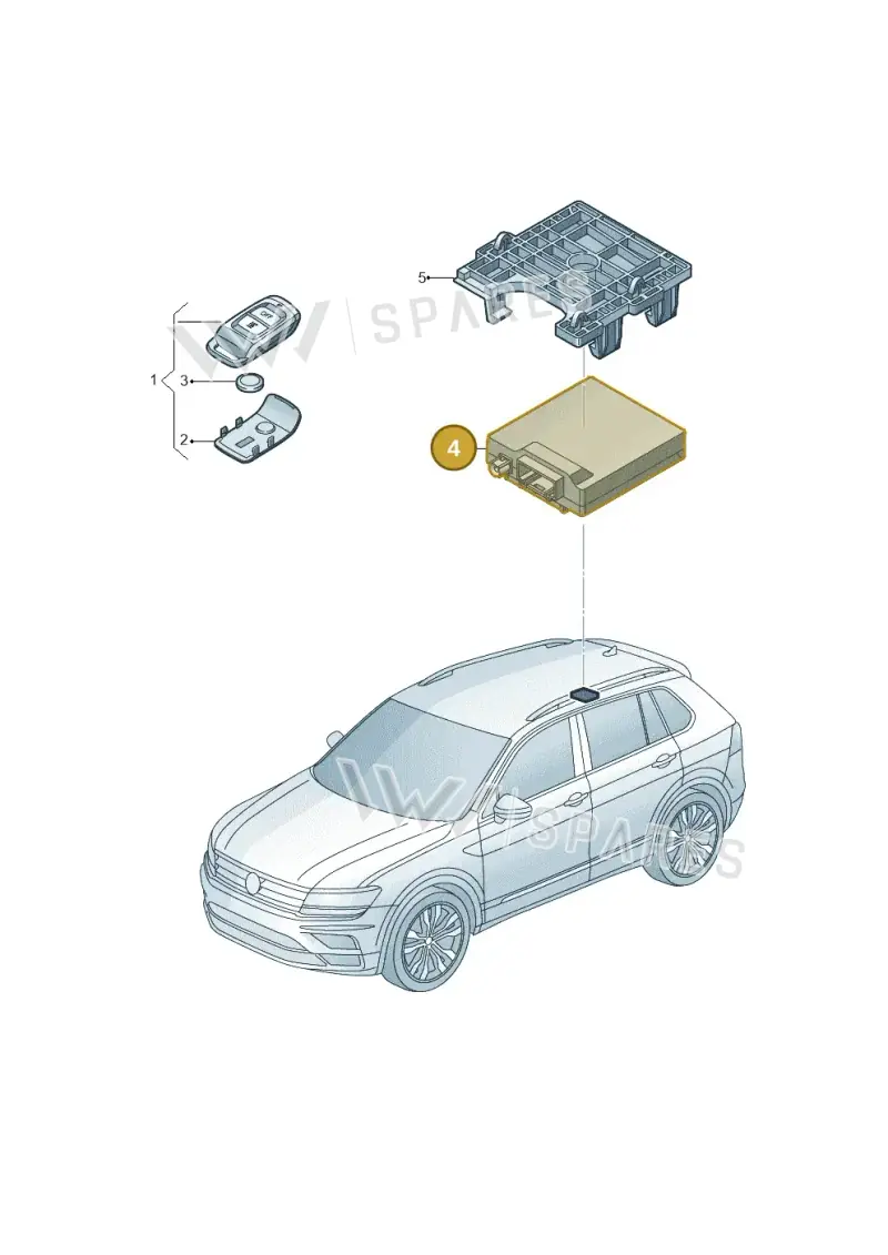 3Q0963513 — Skoda Kodiaq (2018-2022) diagram 884963200, position 4