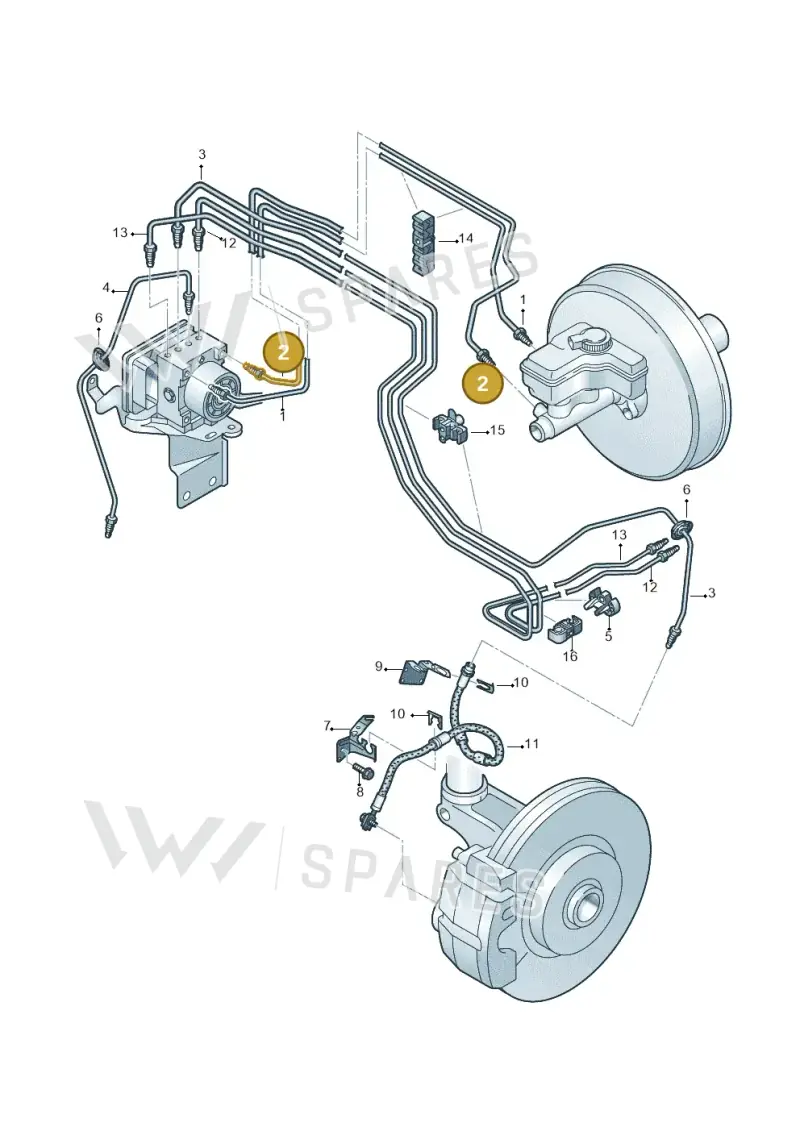 3Q2614740A — Skoda Octavia (2019-2024) diagram 745611200, position 2