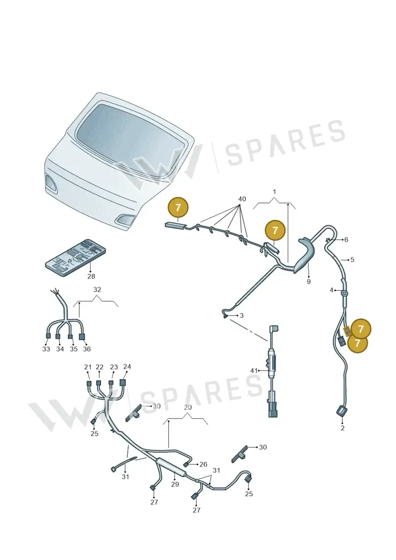 3T0035577A — Skoda Superb (2013-2015) diagram 632972500, position 7