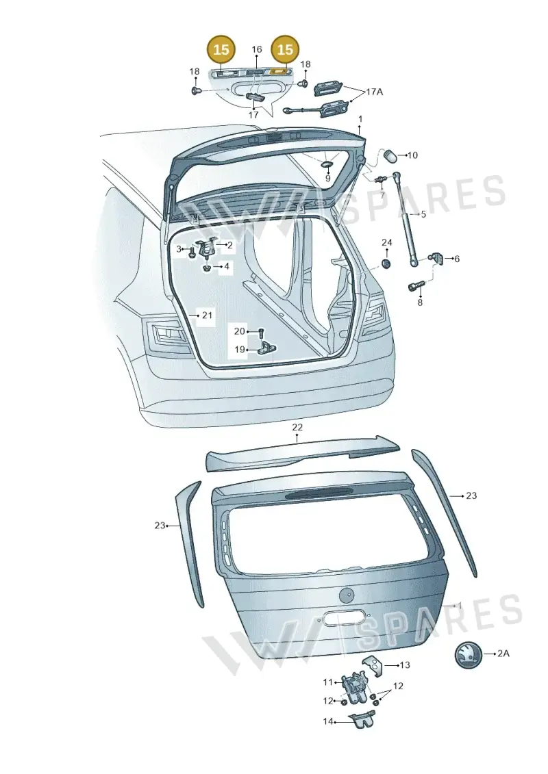 3T9853433B — Skoda Fabia (2014-2022) diagram 797827000, position 15