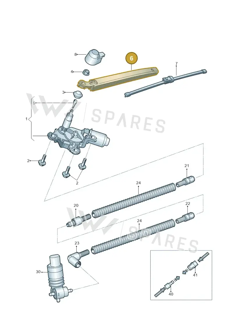 3T9955707 — Skoda Superb (2013-2015) diagram 632955300, position 6