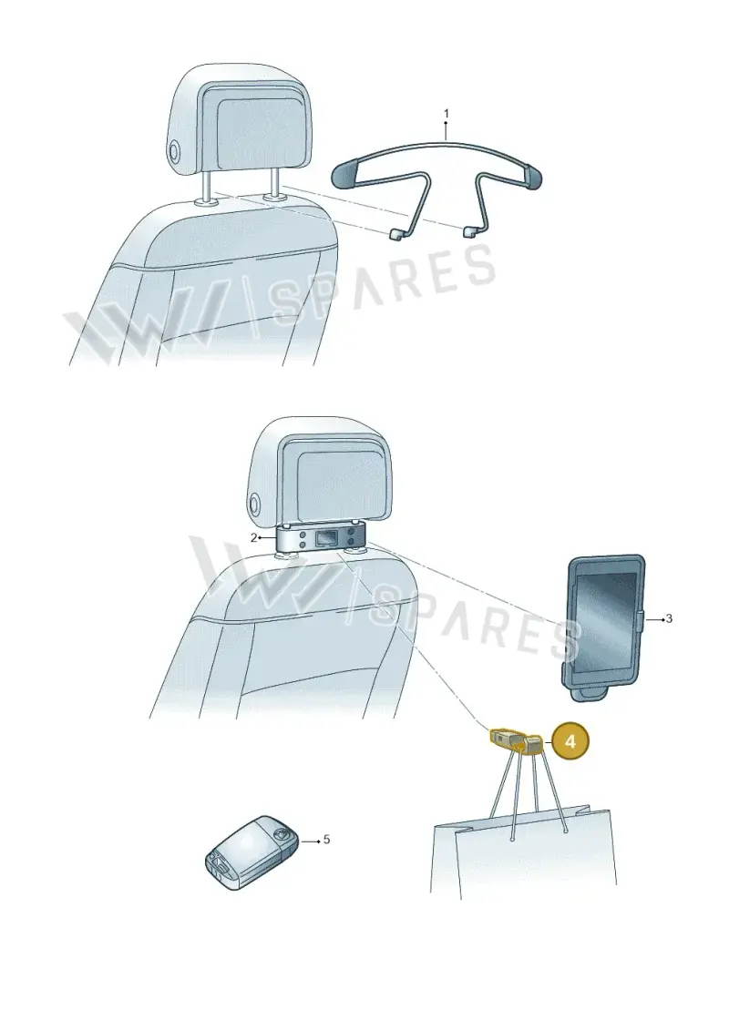 3V0061126 — Skoda Kodiaq (2016-2024) diagram 851061080, position 4