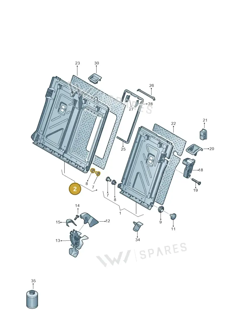 3V0885502ABWR9 — Skoda Enyaq (2020-2021) diagram 813885700, position 2