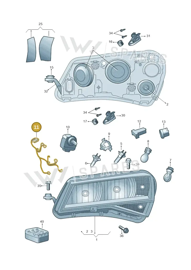 3V0941813 — Skoda Superb Combi (2015-2024) diagram 851941000, position 11