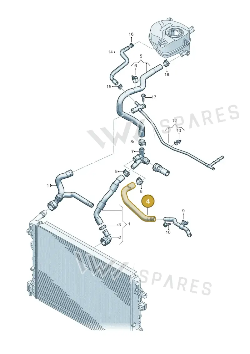 3WA121065G — Skoda Kodiaq (2024-) diagram 2ka121307, position 4