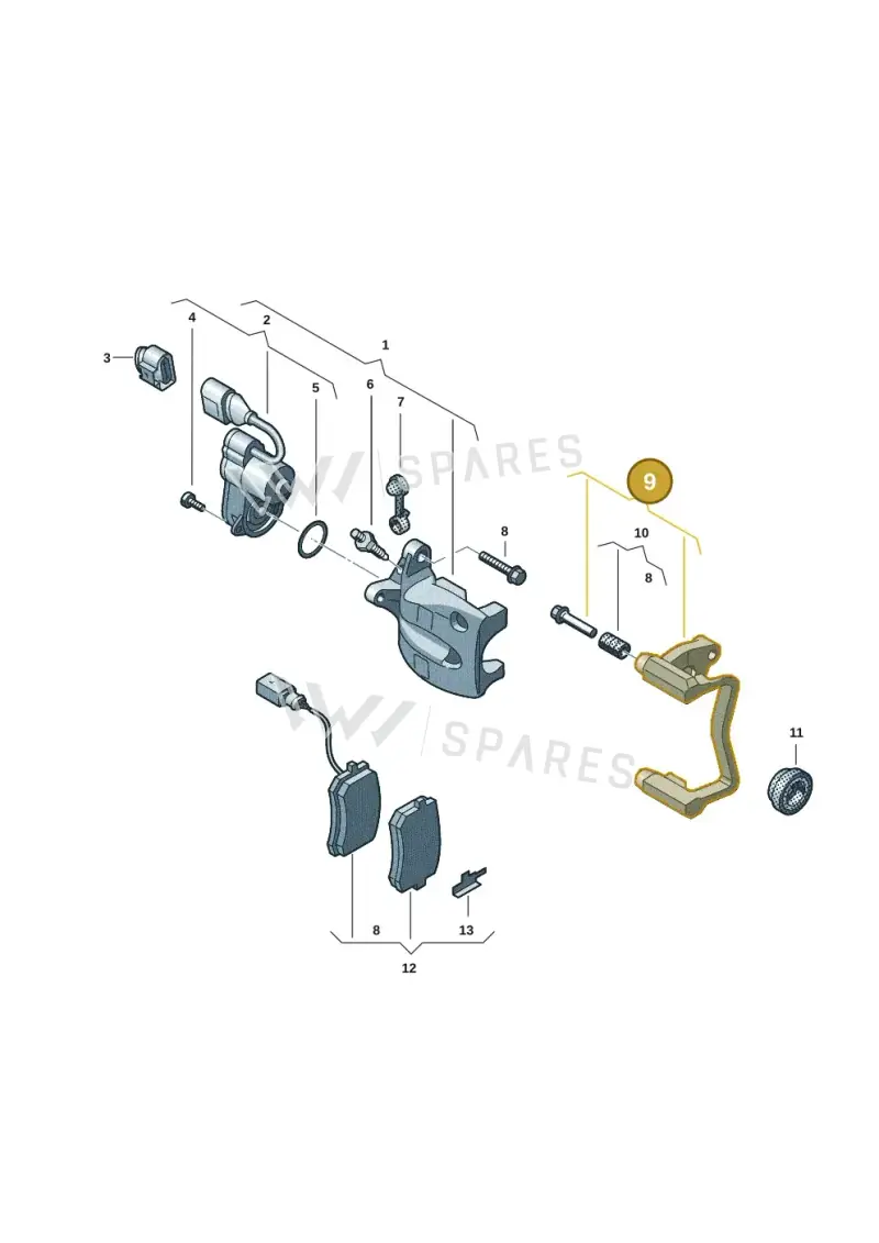 3WA615426 — Skoda Superb Combi (2023-) diagram 57l615605, position 9