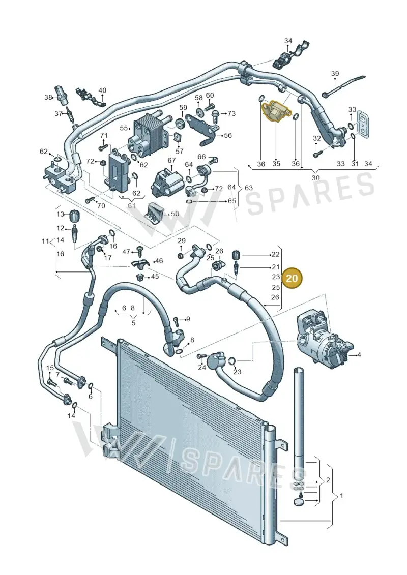3WA816743B — Skoda Kodiaq (2024-) diagram 596260702, position 20