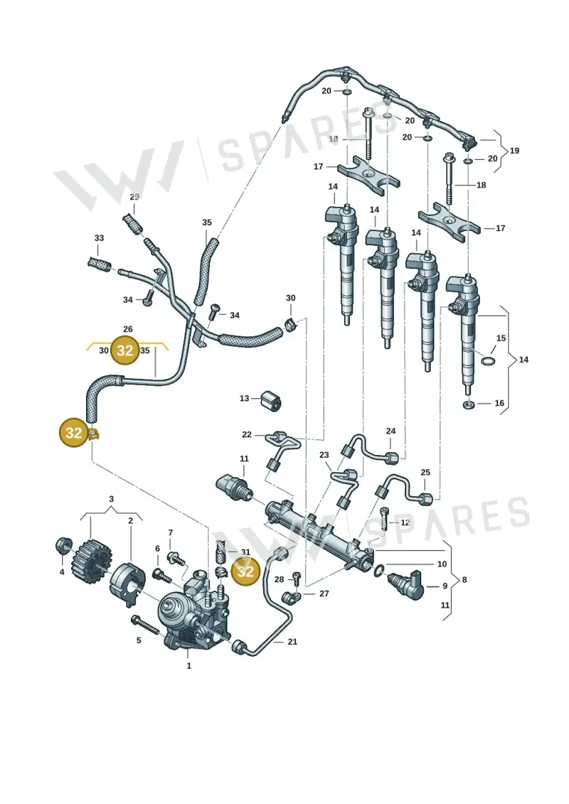 4B0422379 — Skoda Superb Combi (2023-) diagram 2ka130010, position 32