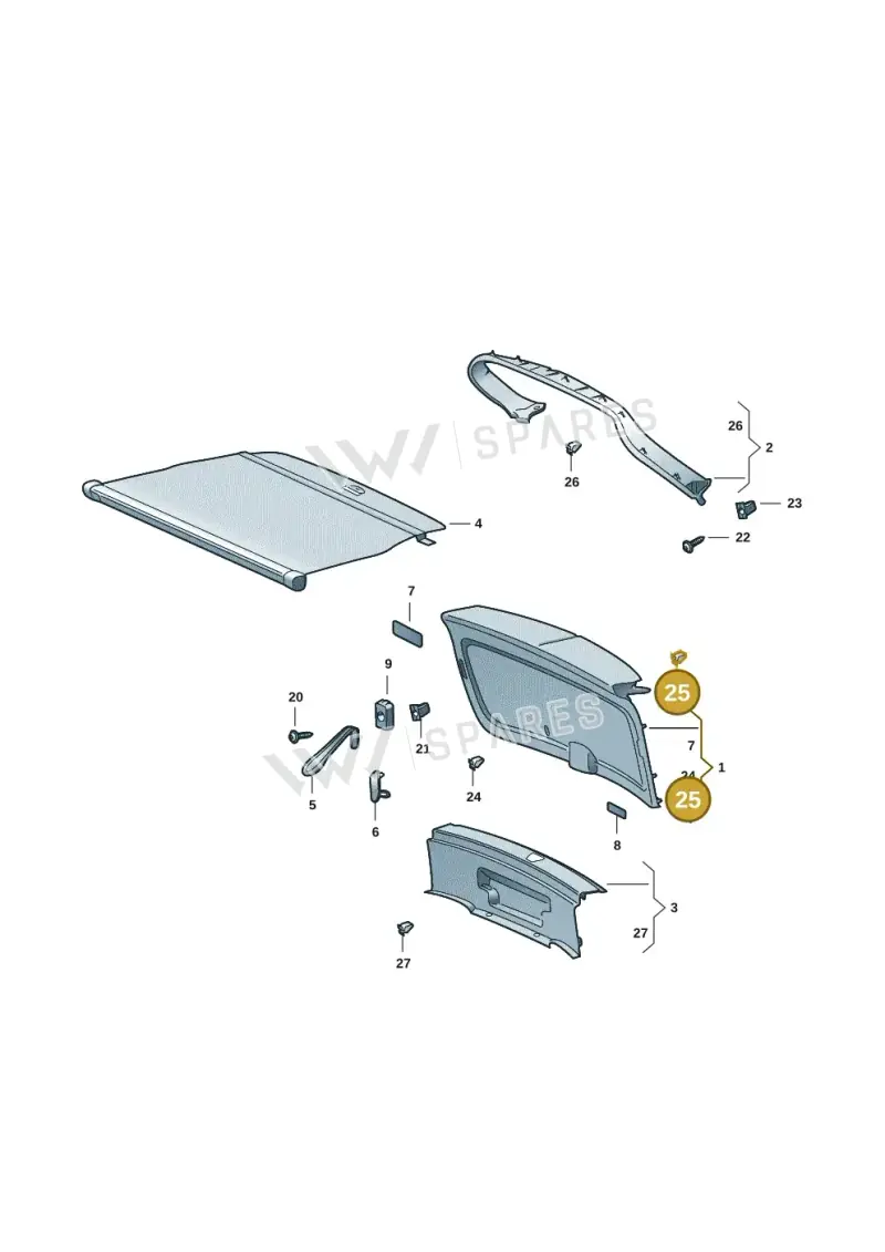 4B0867276A — Skoda Kodiaq (2024-) diagram 57h867090, position 25
