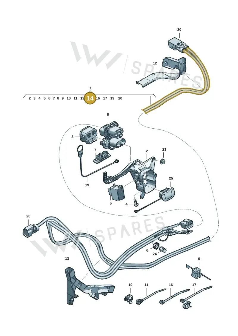 4B0971848K — Skoda Kodiaq (2024-) diagram 57x970150, position 14