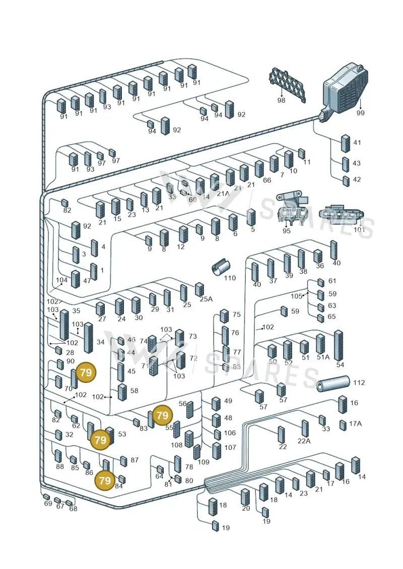 4B0972571 — Skoda SUPERB                 02> (2001-) diagram 265971850, position 79