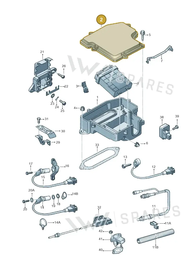 4B2907613 — Skoda SUPERB                 02> (2001-) diagram 156906100, position 2