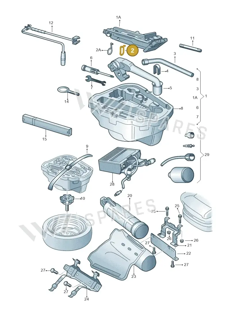 4D0012243 — Skoda OCTAVIA/COMBI/4X4      01> (2000-) diagram 202011100, position 2