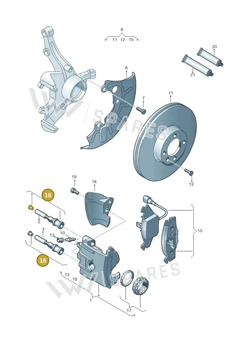 4D0698647 — Skoda Yeti (2013-2017) diagram 730615200, position 16