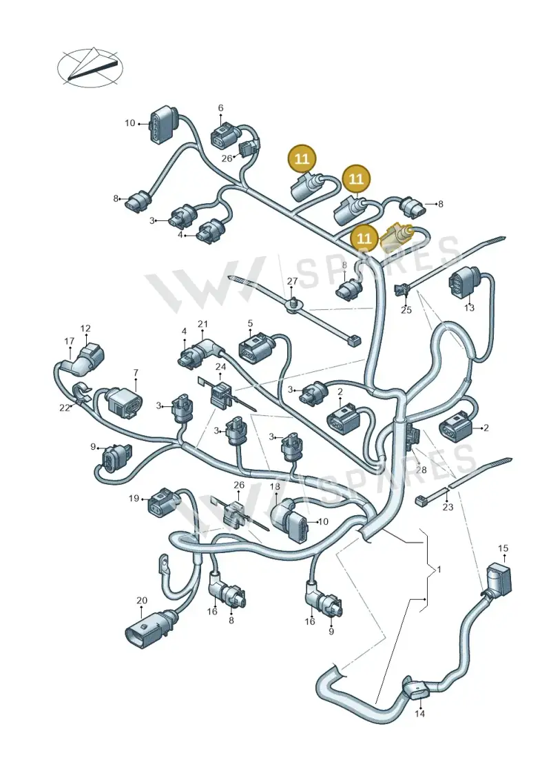 4D0971994 — Skoda Fabia (2021-) diagram 746971150, position 11