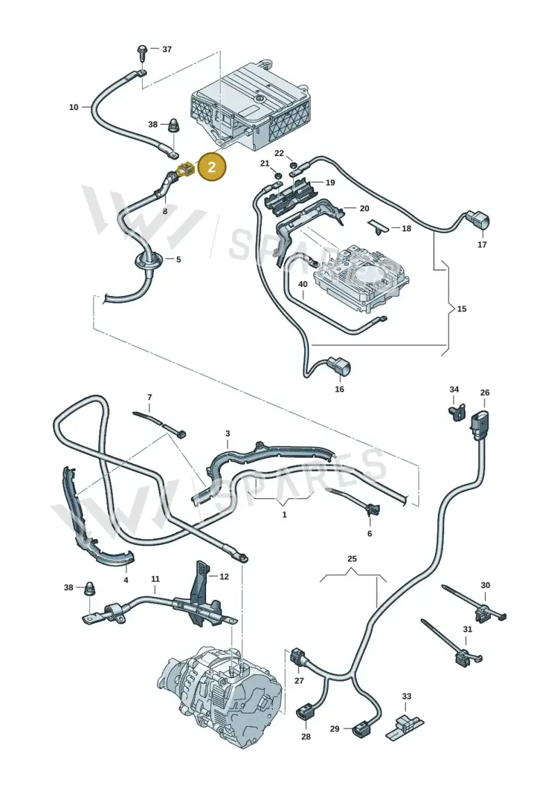 4G0906234C — Skoda Kodiaq (2024-) diagram 3j0971150, position 2