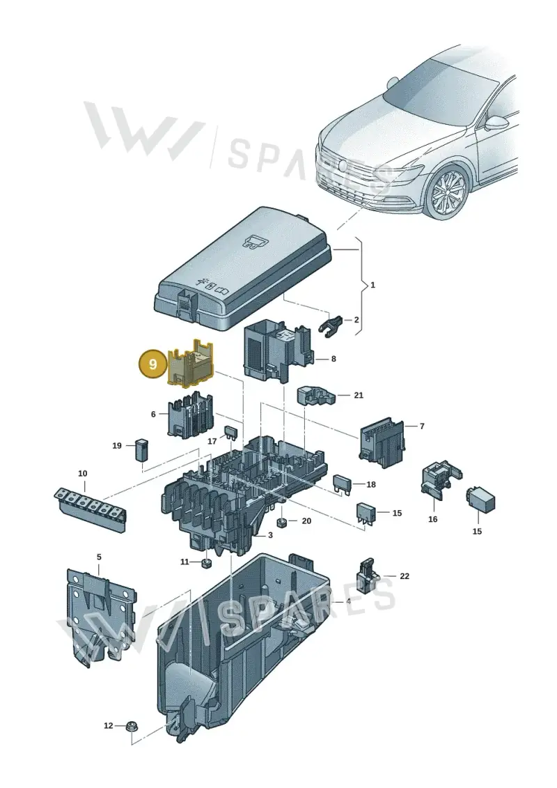 4H0937527 — Skoda Kodiaq (2024-) diagram 3p0937020, position 9