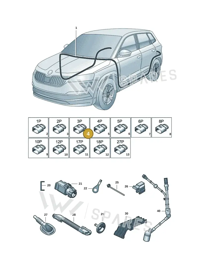 4H0972586 — Skoda Kodiaq (2018-2022) diagram 804971084, position 4