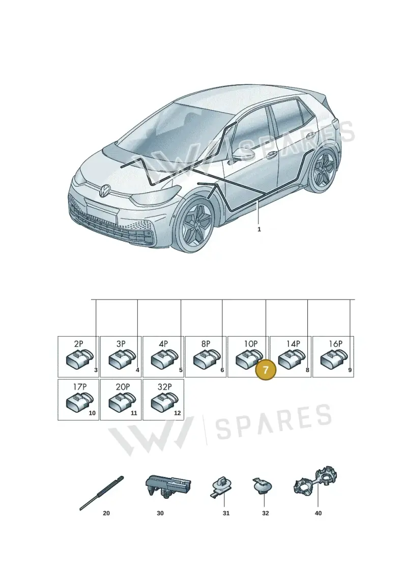 4H0973715A — Skoda Enyaq (2020-) diagram 10a972000, position 7