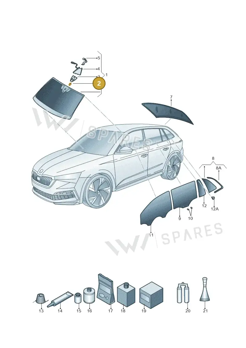 4M0845543 — Skoda Kamiq (2019-) diagram 584845000, position 2