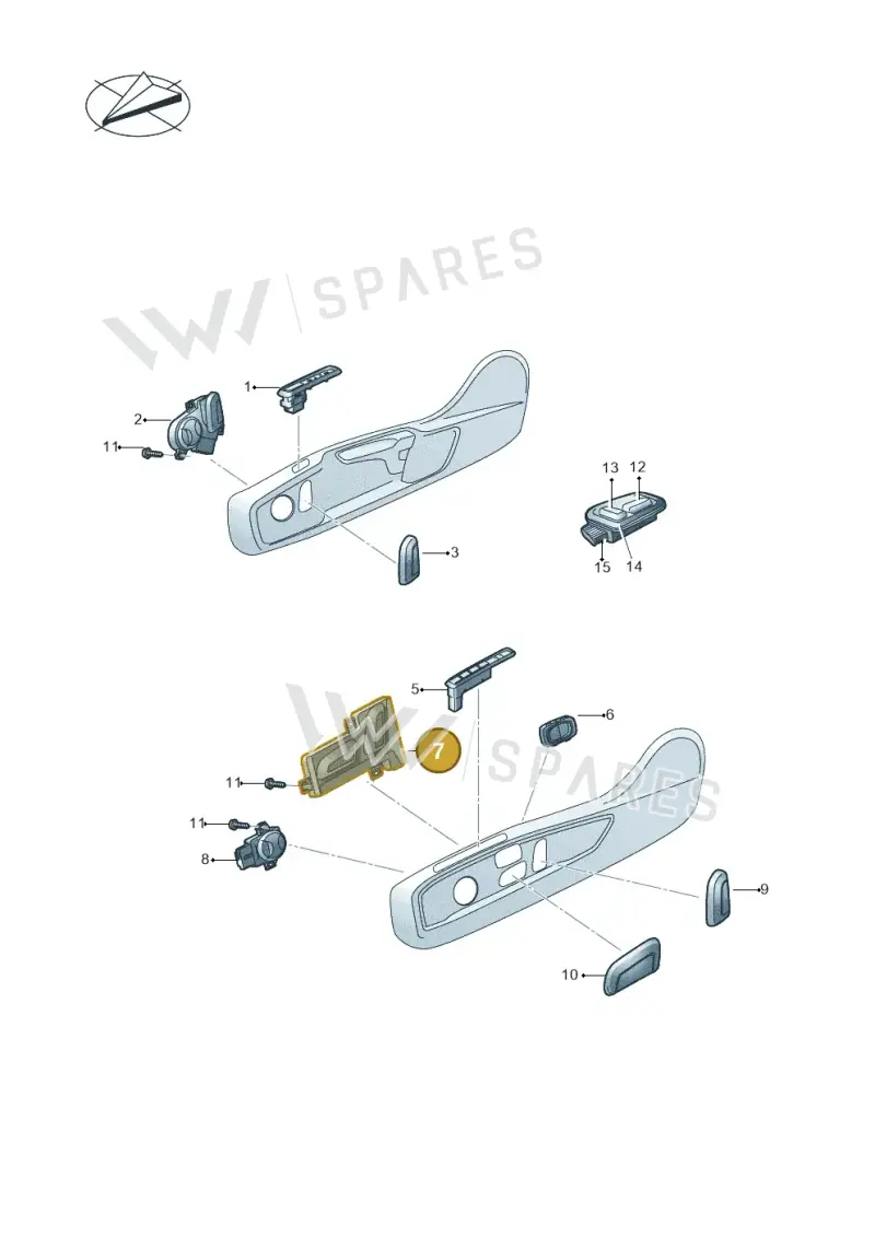 4M0959747 — Skoda Superb Combi (2015-2024) diagram 851959005, position 7