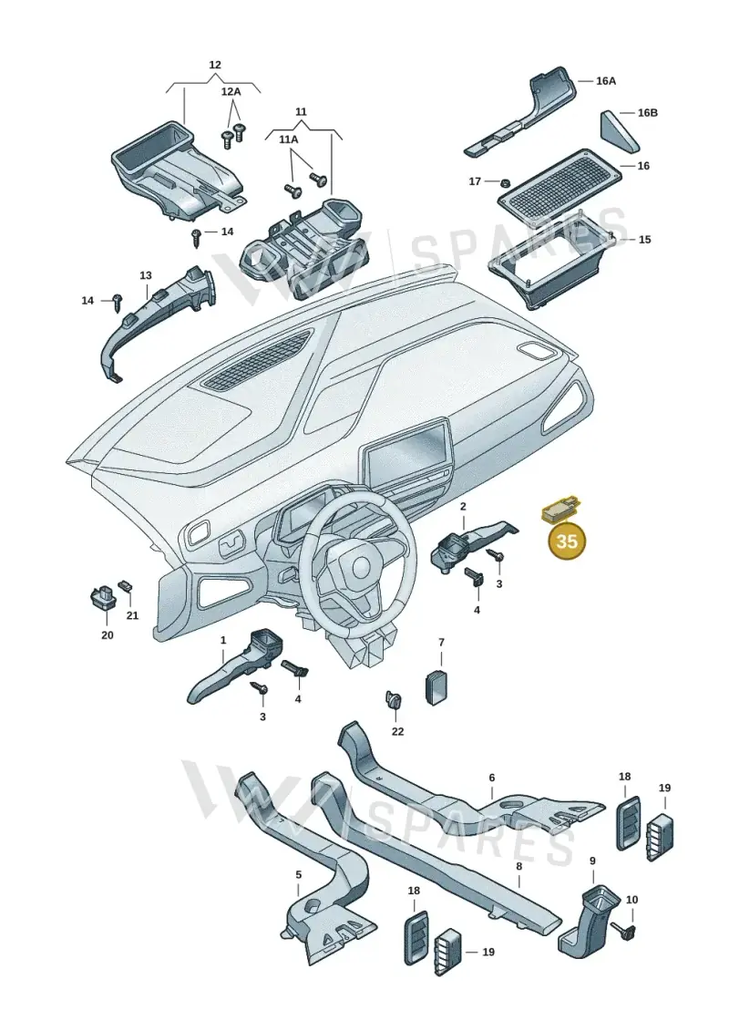 4N0907658A — Skoda Enyaq (2020-) diagram 50a819010, position 35