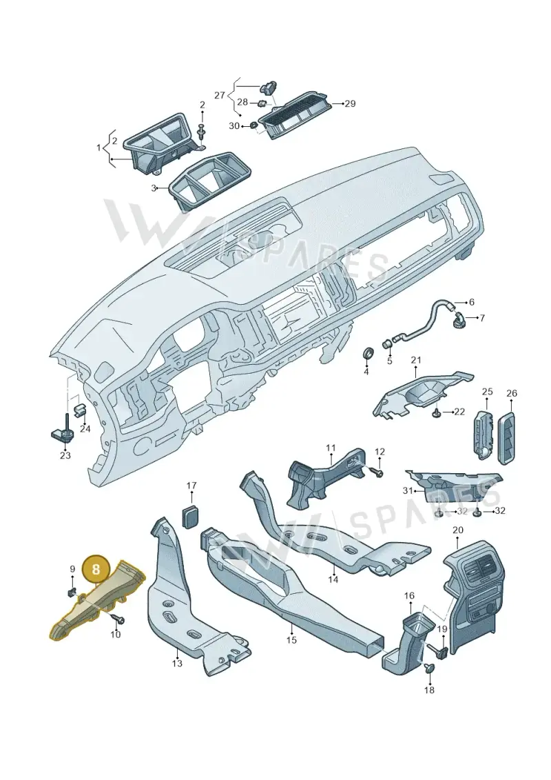 518819151 — Skoda Kodiaq (2024-) diagram 804819300, position 8