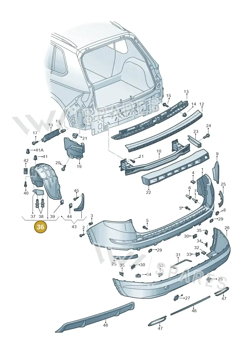 562810969 — Skoda Kodiaq (2016-2024) diagram 804807050, position 36
