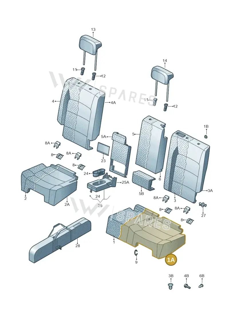 562885405EMQR — Skoda Kodiaq (2018-2022) diagram 804885500, position 1A