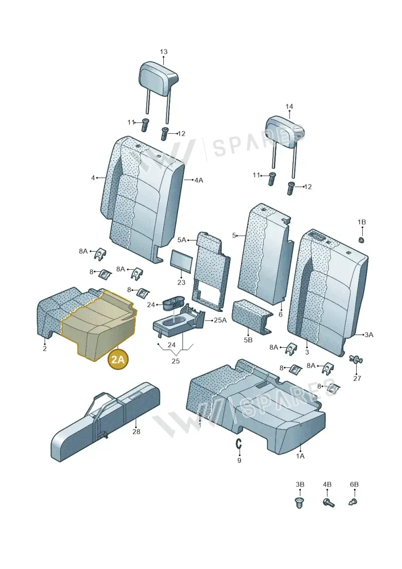 562885406HMBW — Skoda Kodiaq (2018-2022) diagram 804885500, position 2A