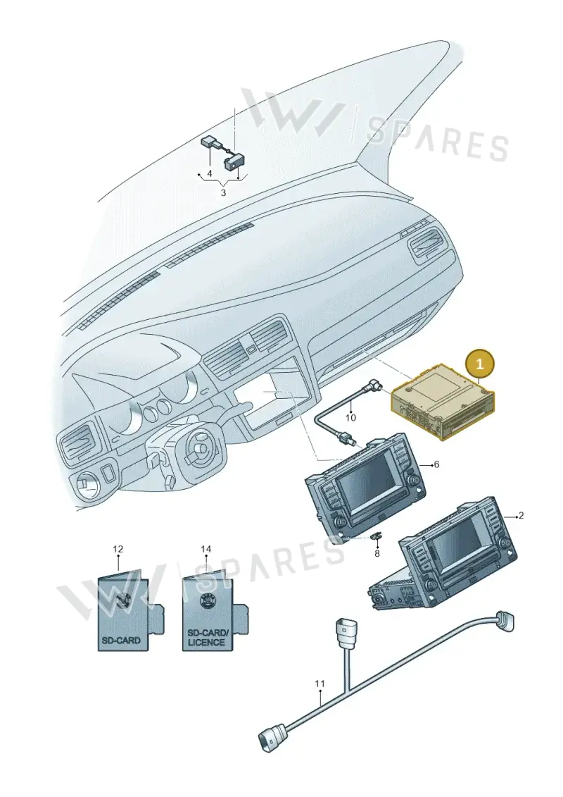 565035018D — Skoda Octavia (2017-2020) diagram 805035003, position 1