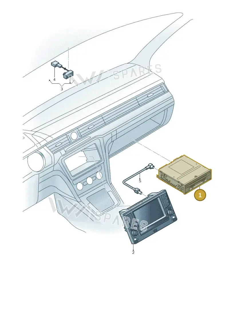 565035020D — Skoda Superb Combi (2015-2024) diagram 851000170, position 1