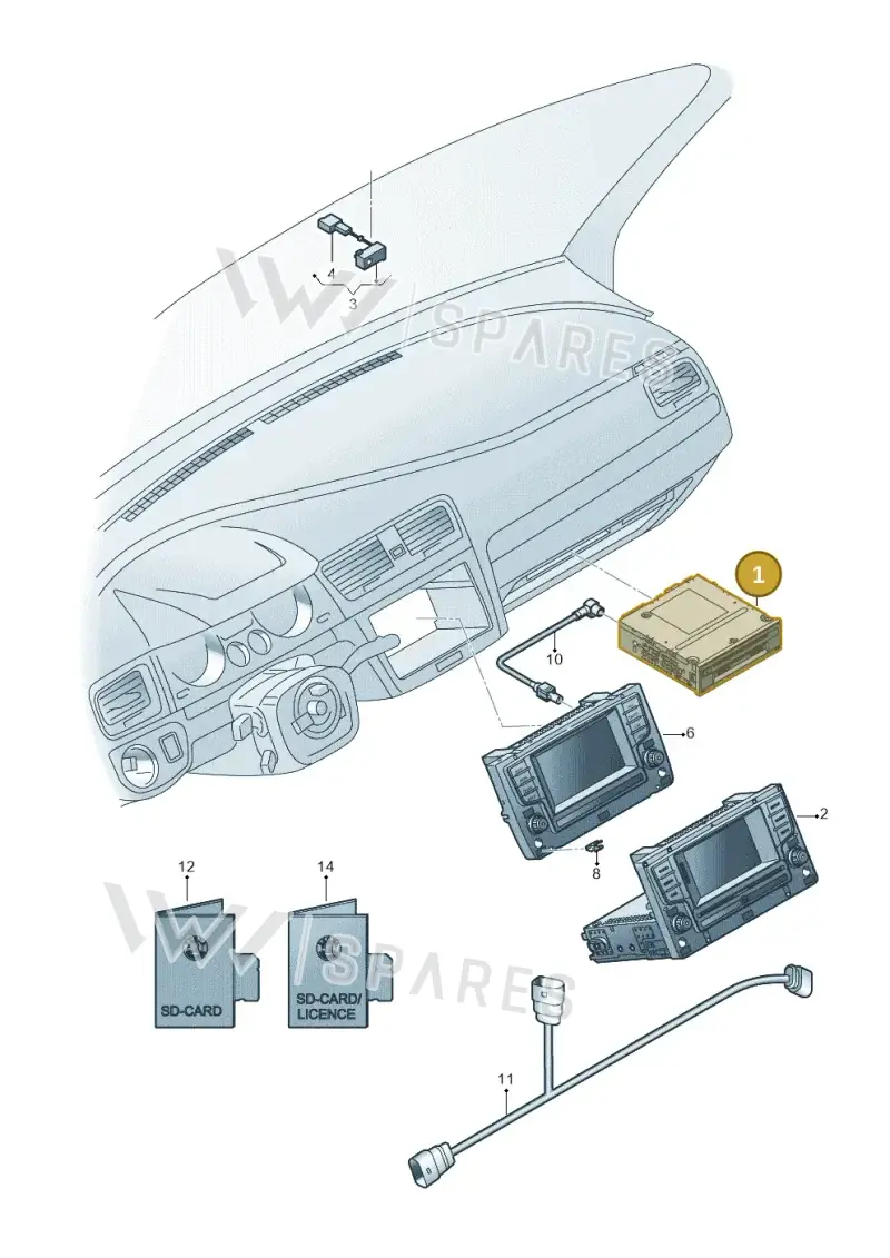 565035044 — Skoda Octavia (2017-2020) diagram 805035003, position 1