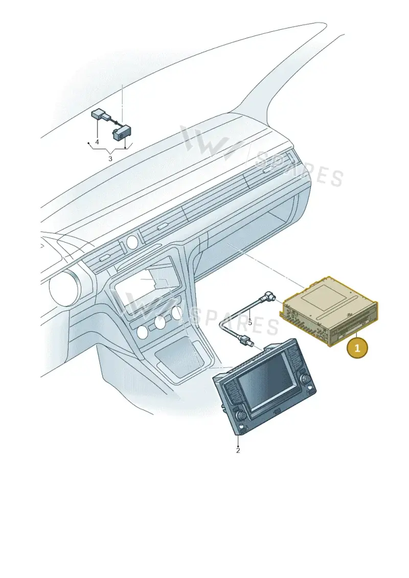 565035045A — Skoda Superb Combi (2015-2024) diagram 851000170, position 1