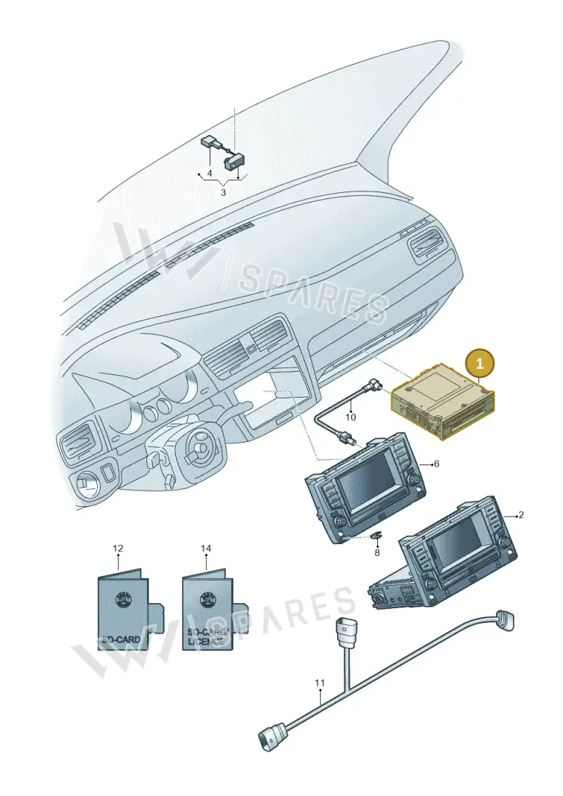 565035046A — Skoda Octavia (2017-2020) diagram 805035003, position 1