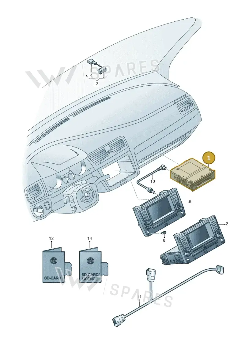 565035046E — Skoda Octavia (2017-2020) diagram 805035003, position 1