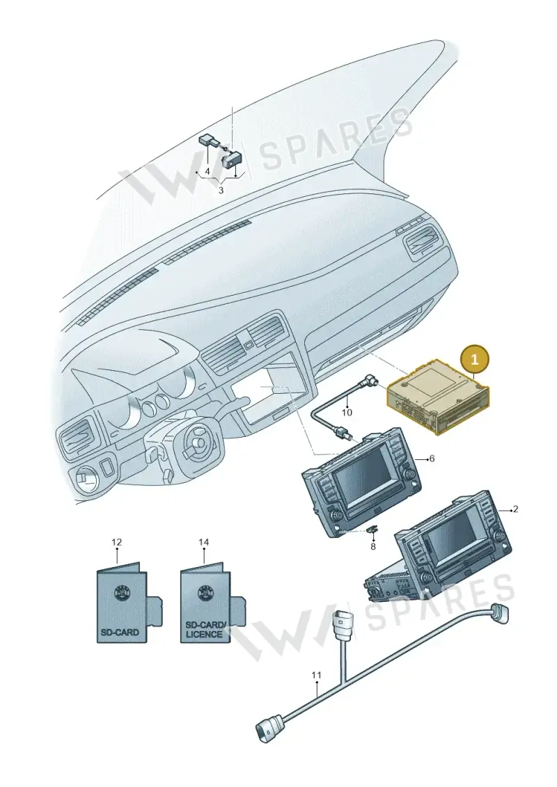 565035046 — Skoda Octavia (2017-2020) diagram 805035003, position 1