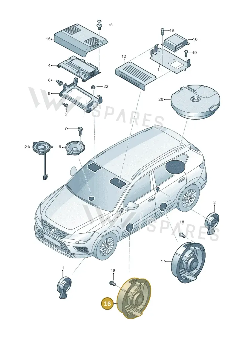 565035411D — Skoda Kodiaq (2018-2022) diagram 804000160, position 16